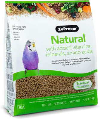 ZuPreem Natural Daily Small Bird Food, 2.25lb
