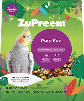 ZuPreem Pure Fun Medium Bird Food, 2lb