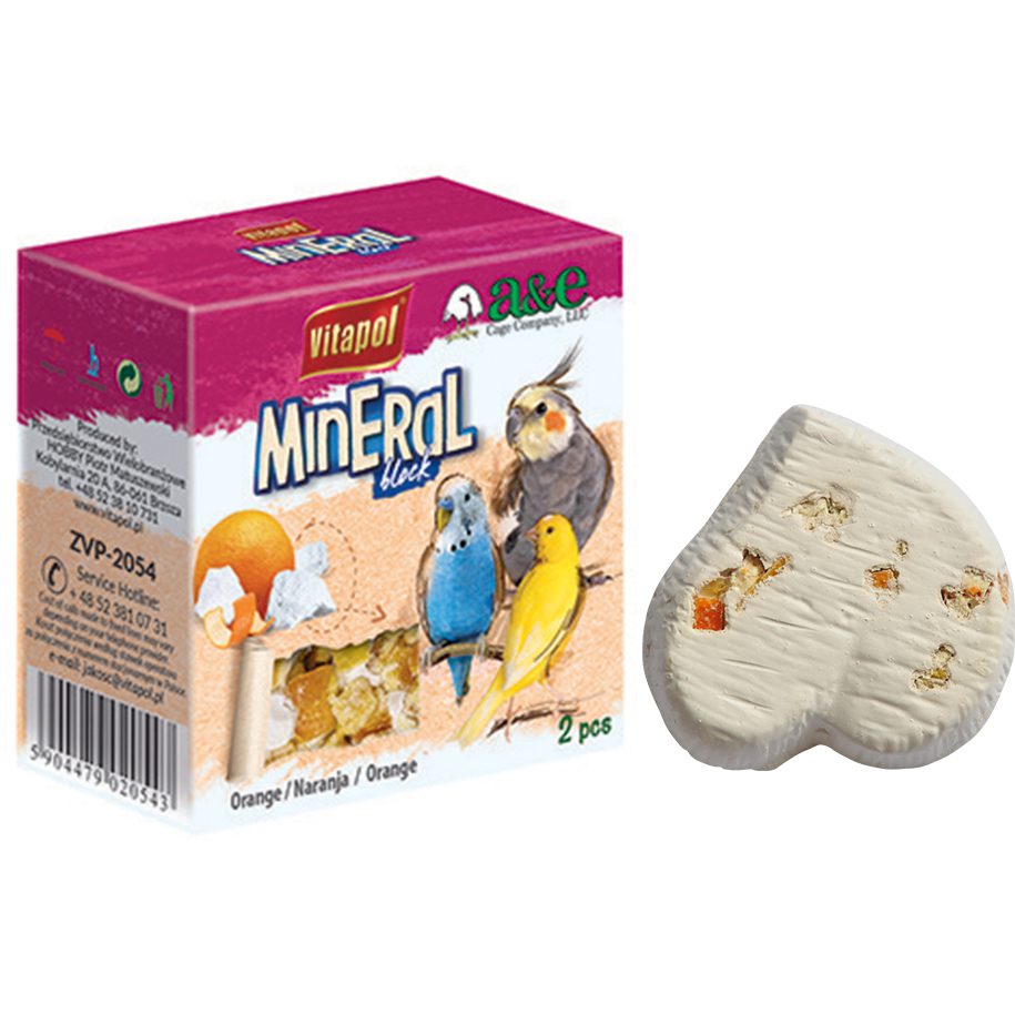 AEC 00423 ZVP-2054 – INFUSED MINERAL BLOCK – ORANGE – 35G