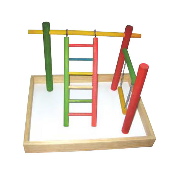 Large Wood Table Top Play Station(without T perch)