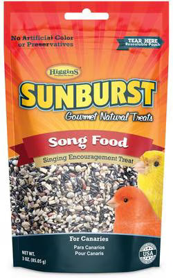 Higgins Sunburst Gourmet Song Food Bird Treats, 3oz