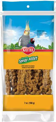 Kaytee Natural Spray Millet Bird Treats, 12 count