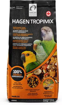 Hari Tropimix Small Parrot Bird Food, 4-lb