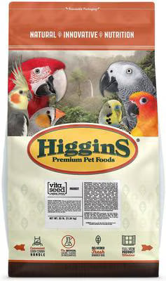 Higgins Vita Seed Parrot Food, 25 lb