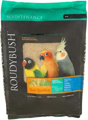 Roudybush - Maintenance Mini Pellet Bird Food, 44oz