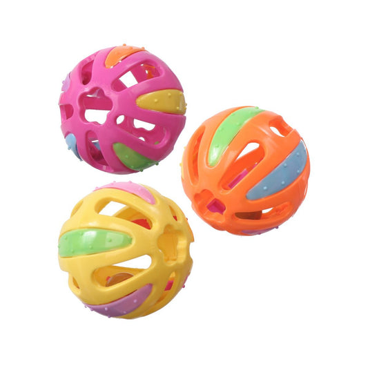Super Bird Creations, 2.5″ Kaleido Birdie Balls – 4 Pack – 2.5″ Diameter