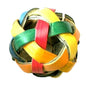 Planet Pleasures, Woven Ball Foot Toy – Small, 2.25″ Diameter