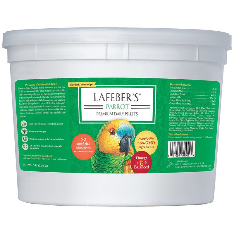 Lafeber's - PARROT PREMIUM PELLETS – 5 LB