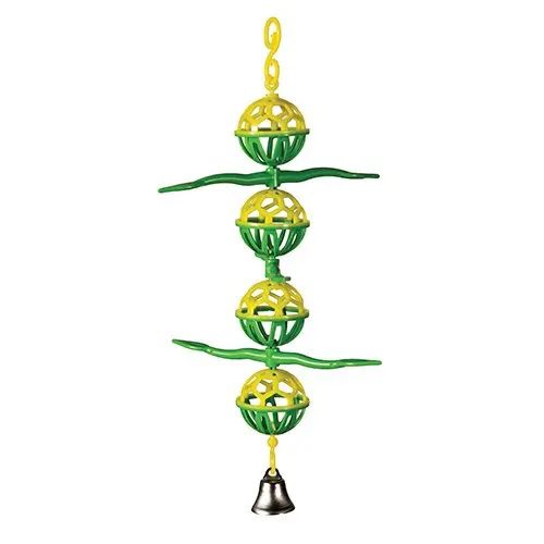 Caitec Featherland Paradise, Lattice Ball Bird Toy, Small
