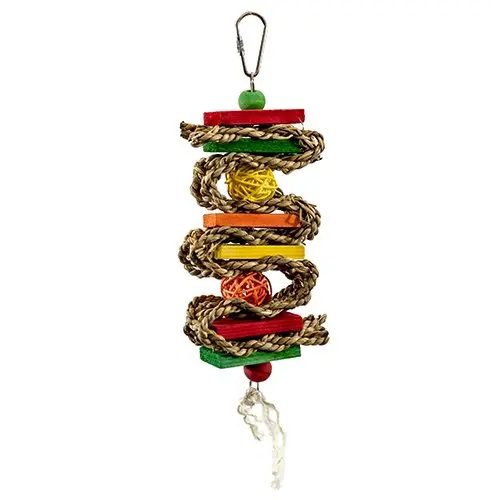 Caitec Featherland Paradise, Grass Ribbon Vine Ball – Medium