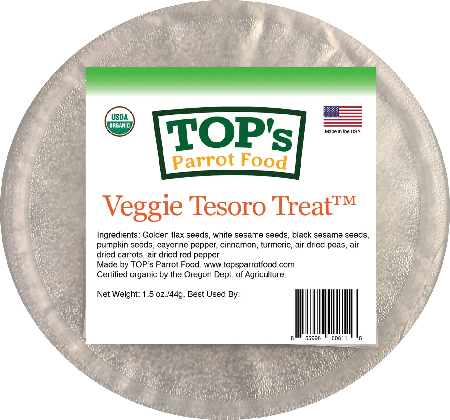 Top's - Veggie Tesoro Treat - 1.5oz