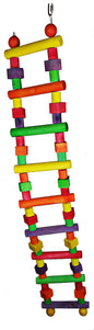 Happy Beaks x AE Cage Wood Ladder, Large