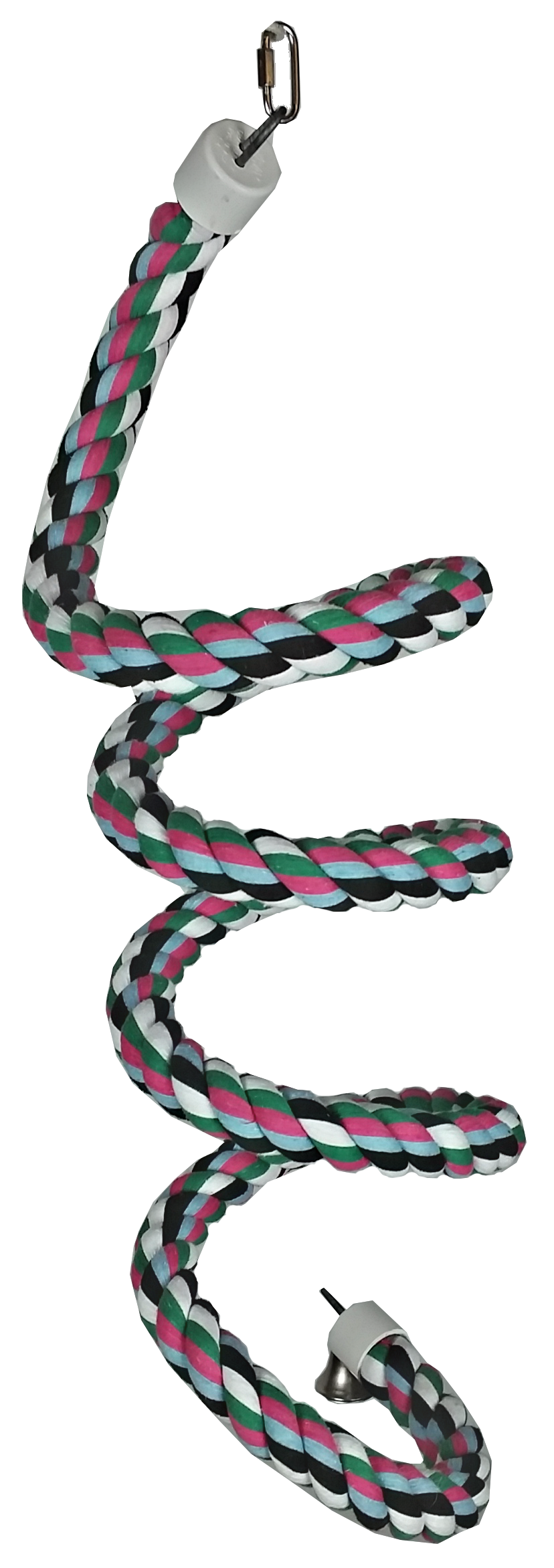 Happy Beaks x AE Cage Extra Large Rope Boing with Bell