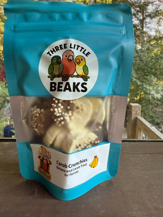 Three Little Beaks-Carob Crunchies, Full Slices, .75oz