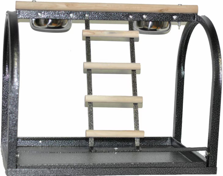 Table Stand with Ladders and Cups, Black