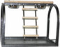 Table Stand with Ladders and Cups, Black