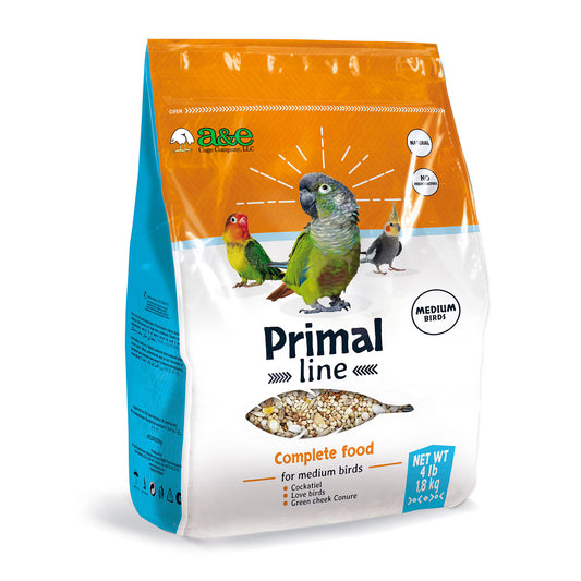 Primal Line Complete Food for Medium Birds - 4LB