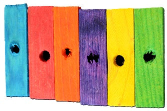 Wood Pine Block - 2" x 1/2" x 1/4" - 12pk