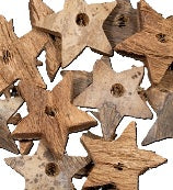 Coconut Star - 2" - 6pk
