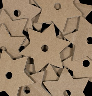 2.5" Cardboard Star