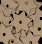 3.25" Cardboard Star