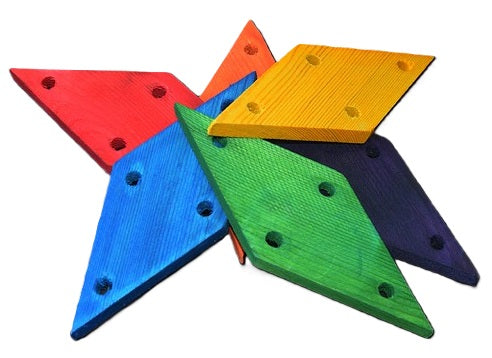 Large Wood Diamond