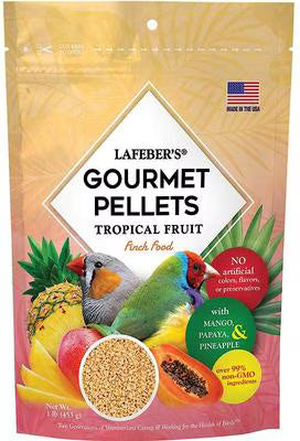 Lafeber's - Tropical Fruit Gourmet Pellets Finch Bird Food, 1LB