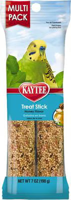 Kaytee Forti Diet Pro Health Honey Parakeet Treat Sticks, 4 ct, 7 oz