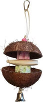 Polly's Pet Products Coconut Hut Bird Perch, Small