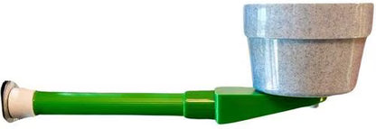 Polly's Pet Products Mess Less Cup Bird Perch, Green, Small Short